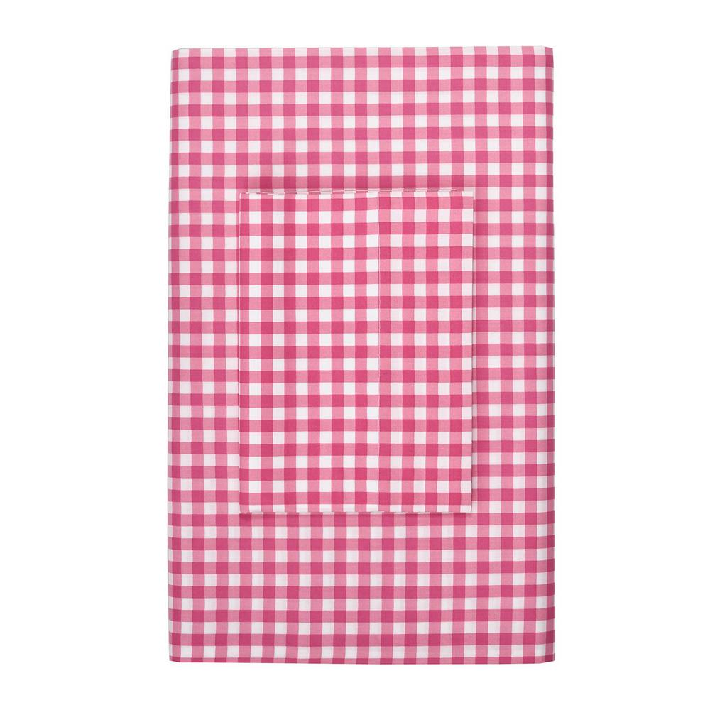 Cstudio Home by The Company Store Gingham Hot Pink 200-Thread Count ...