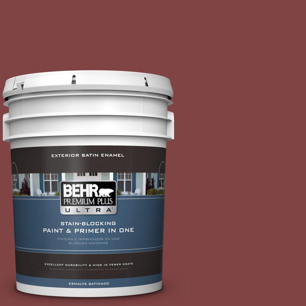 Behr Premium Plus Ultra 5 Gal Ecc 59 3 New Roof Satin Enamel Exterior