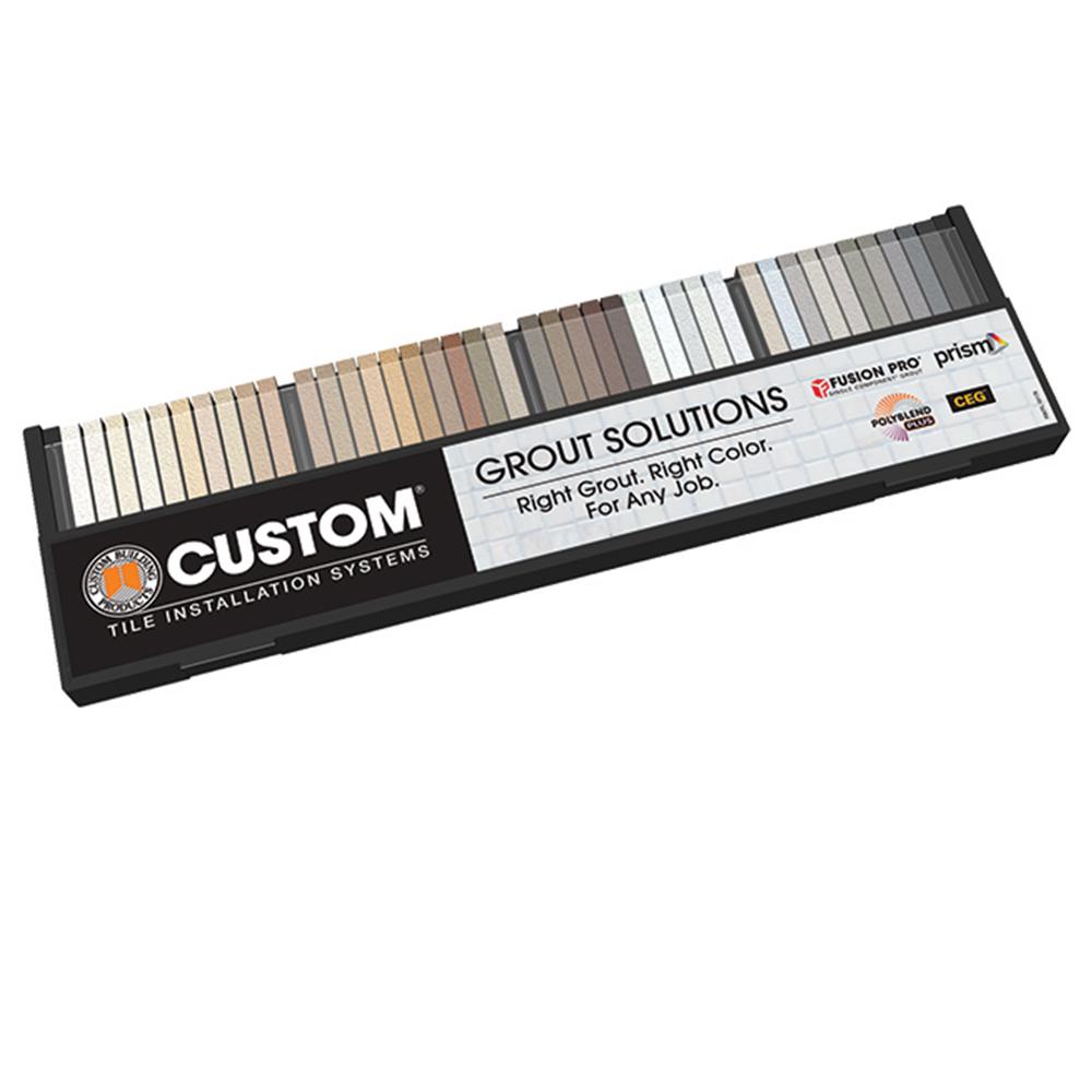 Custom Building Products Grout Solutions Color Sample Kit 40 Colors