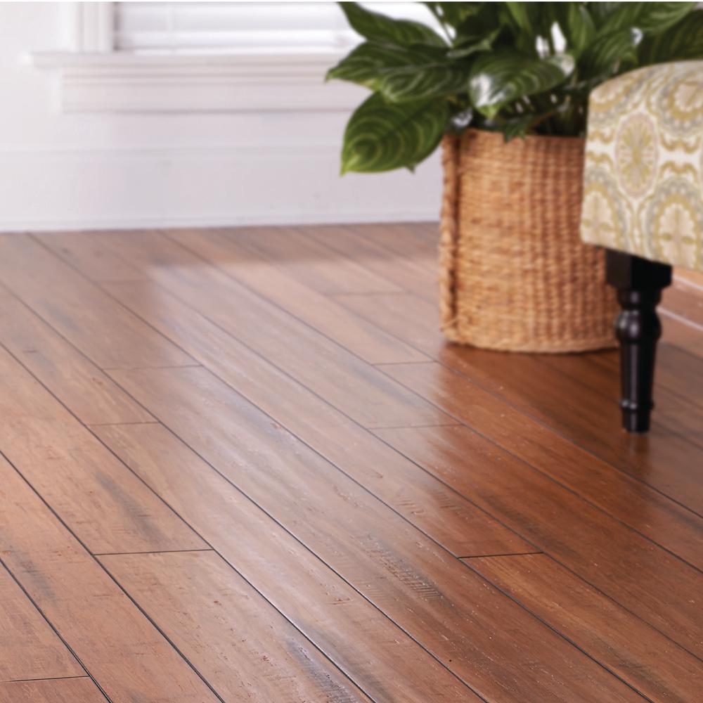 Strand Woven Bamboo Flooring Hardwood Flooring The Home Depot