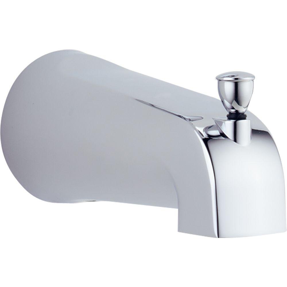 Delta Foundations 5 3 8 In Metal Pull Up Diverter Tub Spout In Chrome