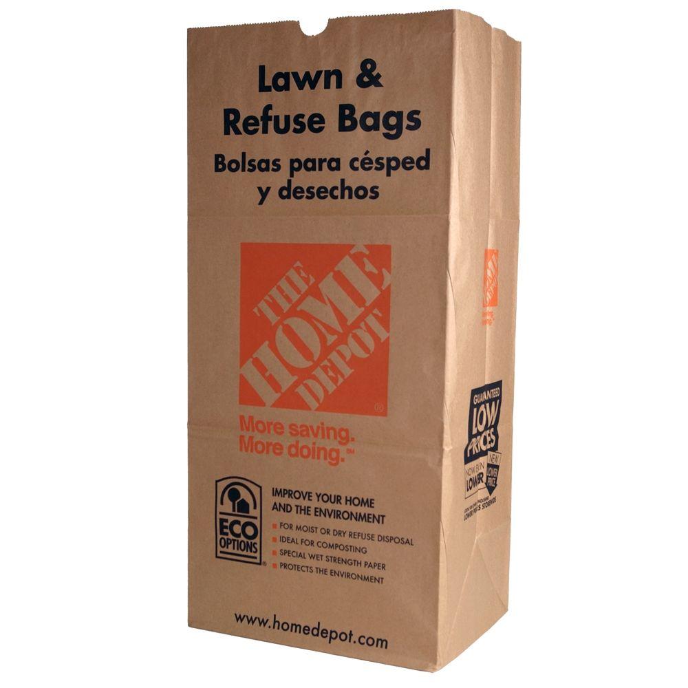 The Home Depot 30 gal. Paper Lawn and Refuse Bags (5Count)49022 The