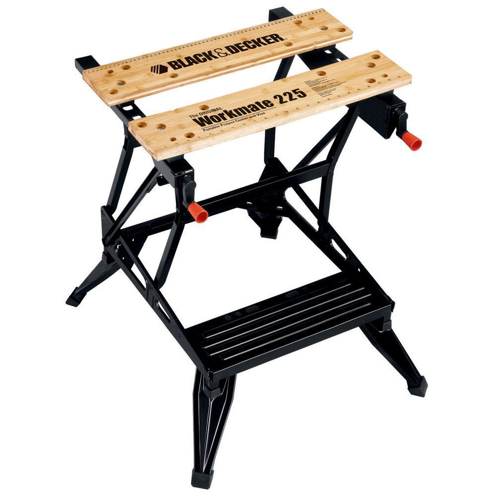 Signature Development 72 in. Fold-Out Wood Workbench ...