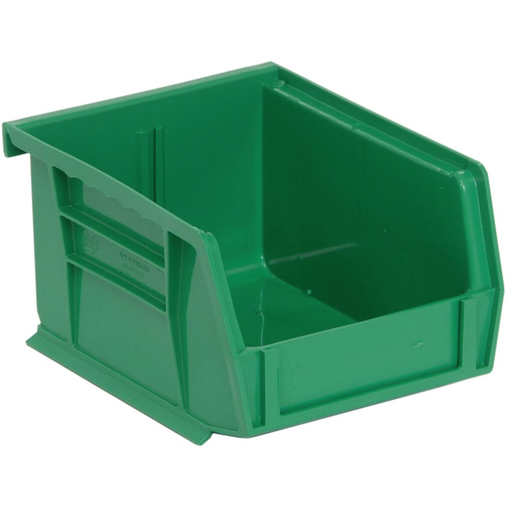 Ultra Series Stack And Hang 1.2 Gal. Storage Bin In Green (24-Pack ...