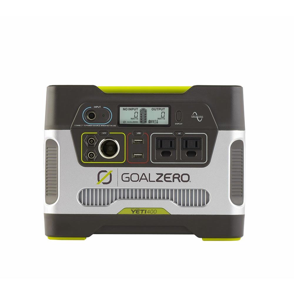 Goal Zero Yeti 400 300Watt Battery Powered Portable Generator23000 The Home Depot