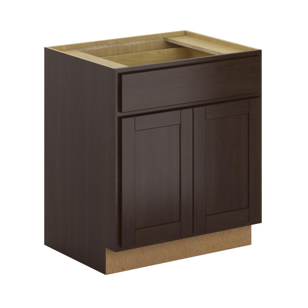 Hampton Bay Princeton Shaker Assembled 30x34.5x24 in. Base ...