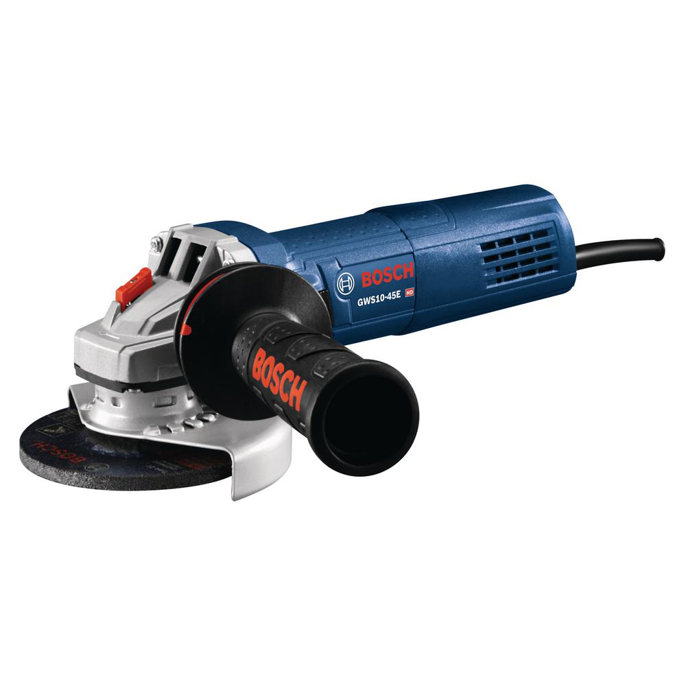 Bosch 10 Amp Corded 4 1 2 In Angle Grinder With Auxiliary Handle