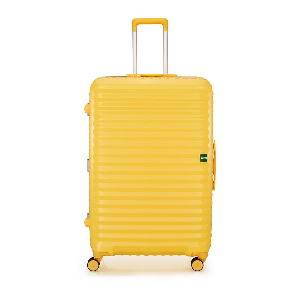 Lojel Groove 2 in. 31.3 in. Butter Yellow Hardside Spinner Suitcase ...