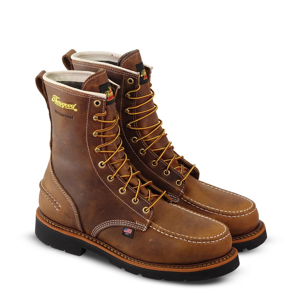 full leather work boots