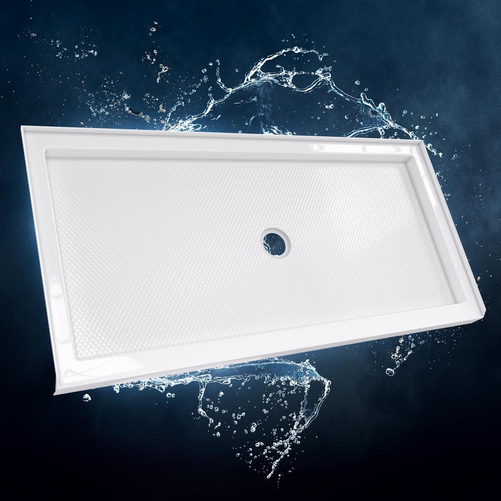 60 Center 30 Shower Bases Pans Showers The Home Depot 60 Center 30 Shower Bases Pans