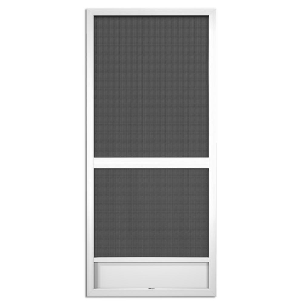 PCA Products 36 in. x 80 in. Canoe Creek White Aluminum Screen DoorA1003680801 The Home Depot
