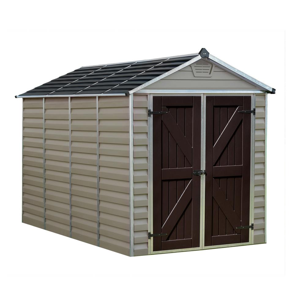 Storage shed replacement doors