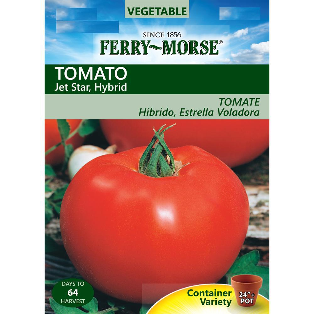 Ferry Morse Tomato Jet Star Hybrid Seed 8104 The Home Depot Ferry Morse Tomato Jet Star Hybrid Seed