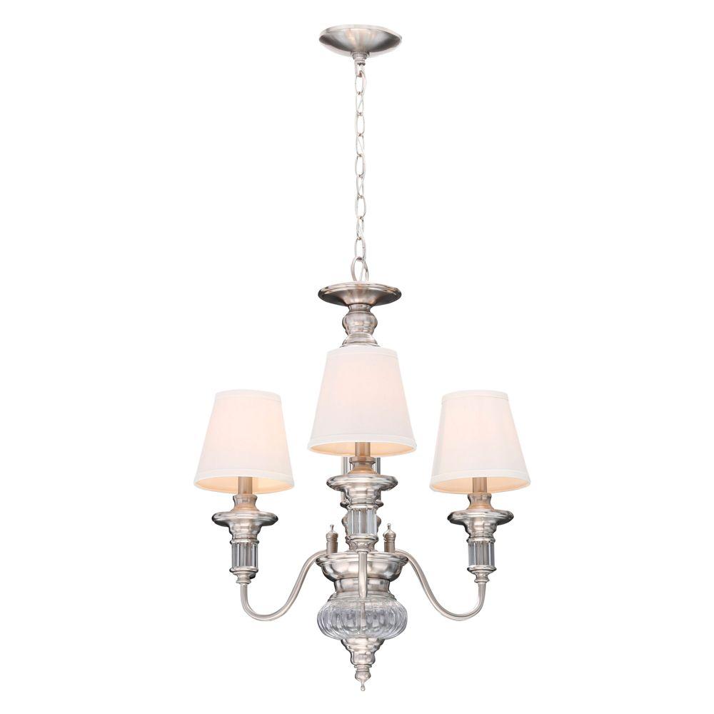 UPC 802513146967 product image for Chandelier. Gala 3-Light Polished Nickel Chandelier 14696 | upcitemdb.com