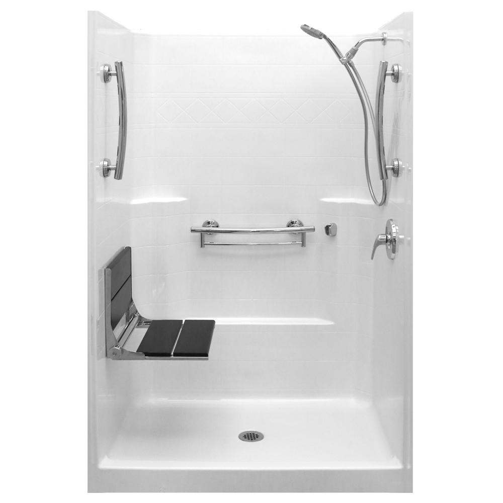 Fiberglass Shower Stalls & Kits Showers The Home Depot