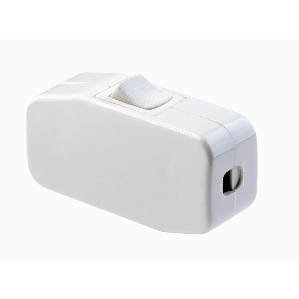 Leviton 3 Amp Appliance Cord Switch, White by Leviton