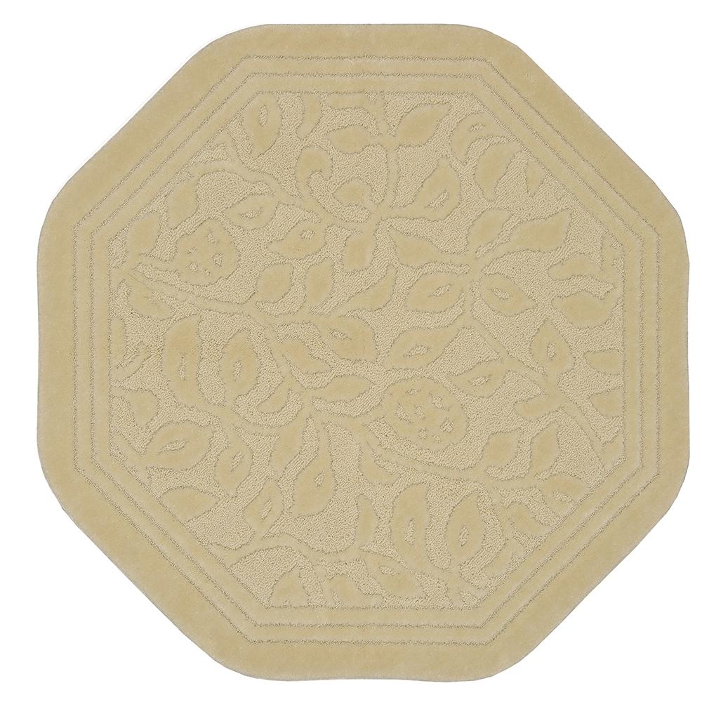 Mohawk Home Wellington 6 ft. x 6 ft. Nylon Octagon Bath Rug in Ivory