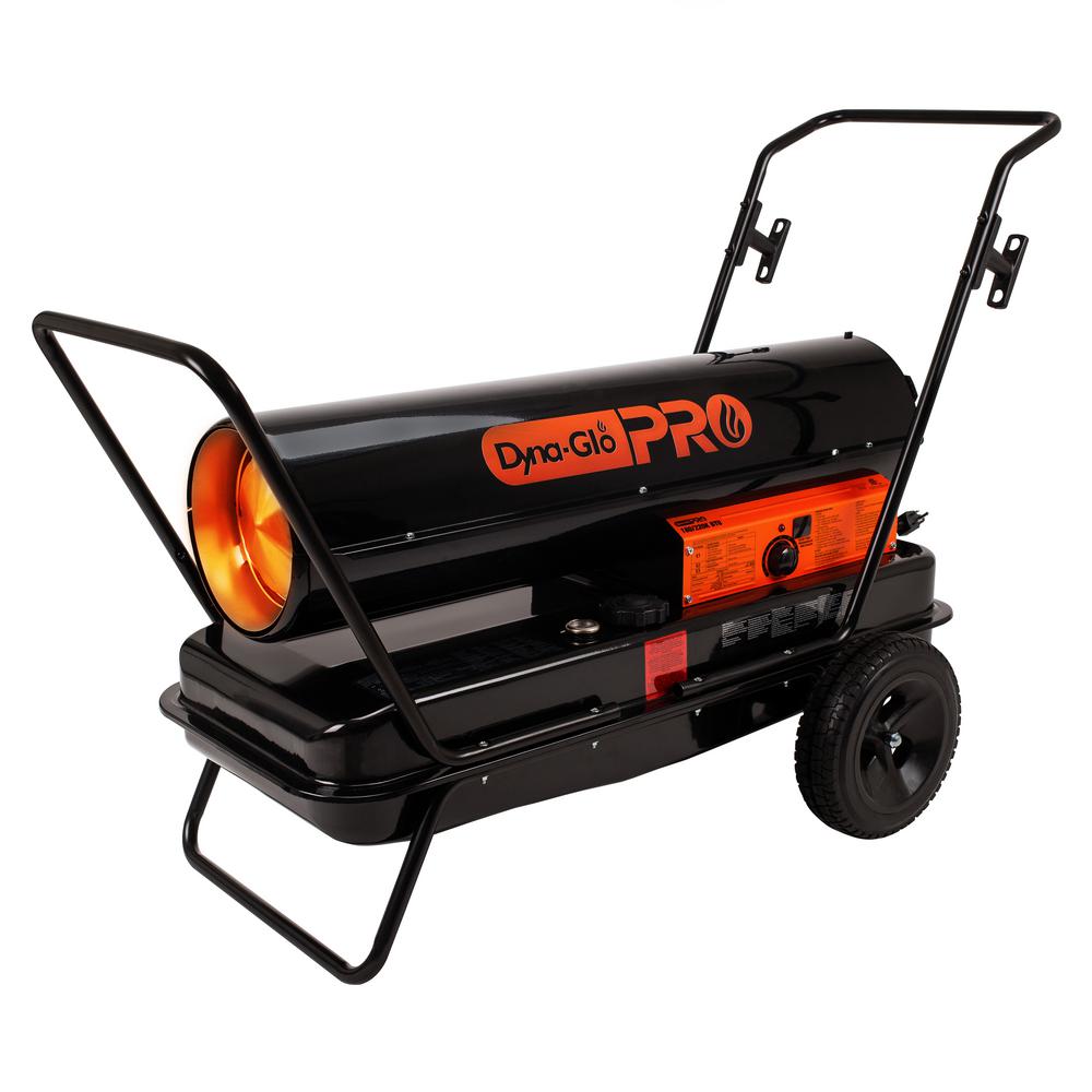 Dyna Glo Pro 180k Or 2k Btu Forced Air Kerosene Portable Heater Kfa2h The Home Depot