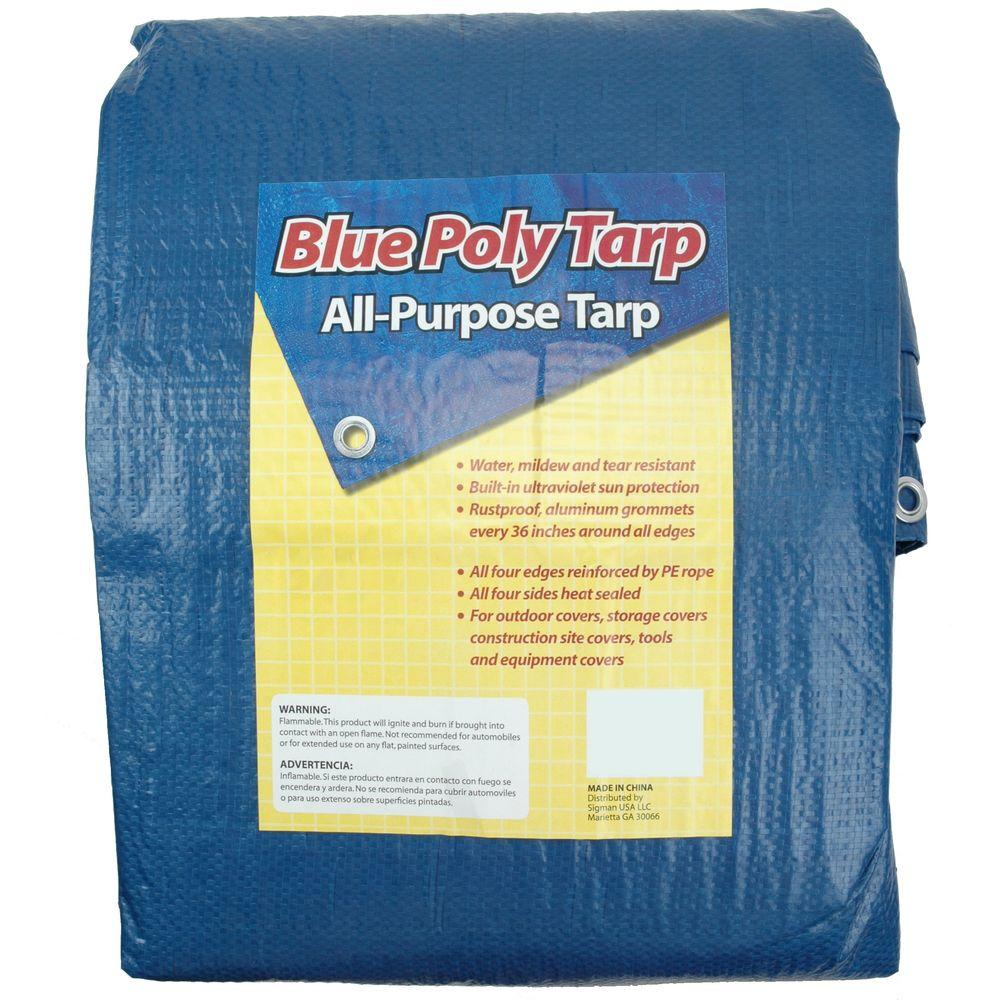 P-Line Blue Poly Tarps 20 x 20