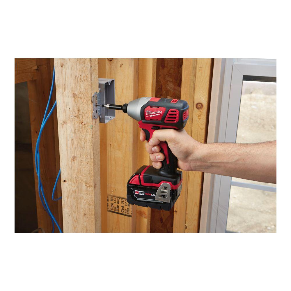 Power Tool Only Milwaukee 2656-20 M18 18V 1//4 Inch Hex Impact Driver