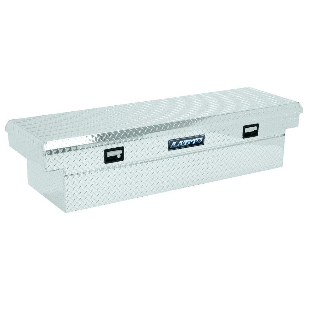 Lund//Tradesman 5400T 70-Inch Full-Size Aluminum Cross Bed Truck Tool Box with Single Foam Filled Lid