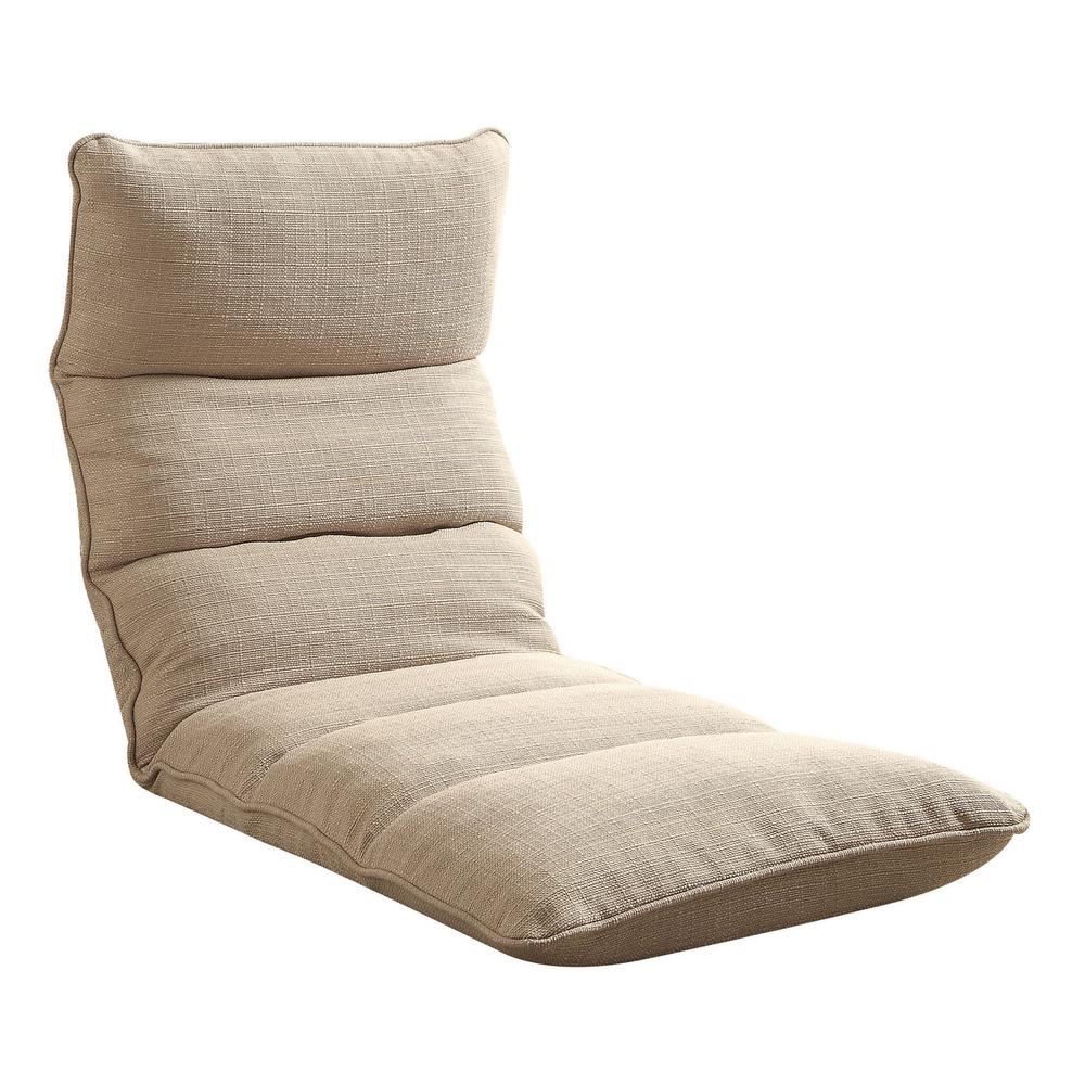 Acme Furniture Taupe Morris Gaming Floor Chair 59602 The Home Depot Acme Furniture Taupe Morris Gaming Floor Chair