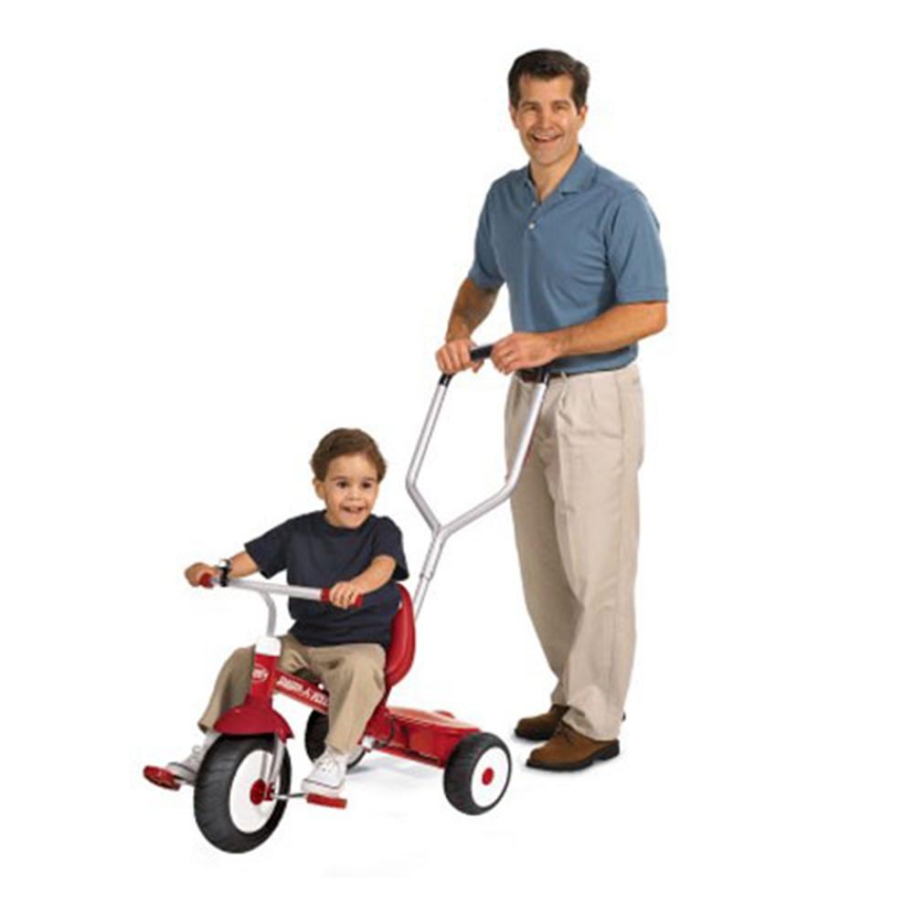 Radio Flyer Deluxe Steer And Stroll Kids Outdoor Recreation Bike