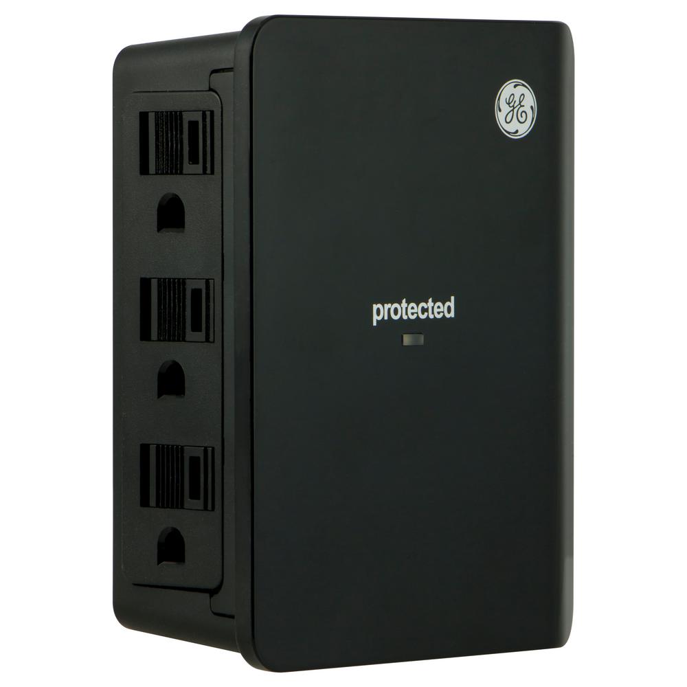 GE 6Outlet Side Access Surge Protector Tap33651 The Home Depot
