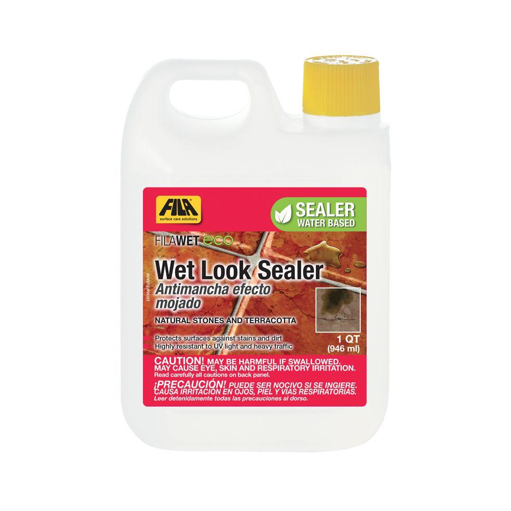 Tile Grout Sealers The Home Depot Wet Eco 1 Qt Tile And Stone Sealer