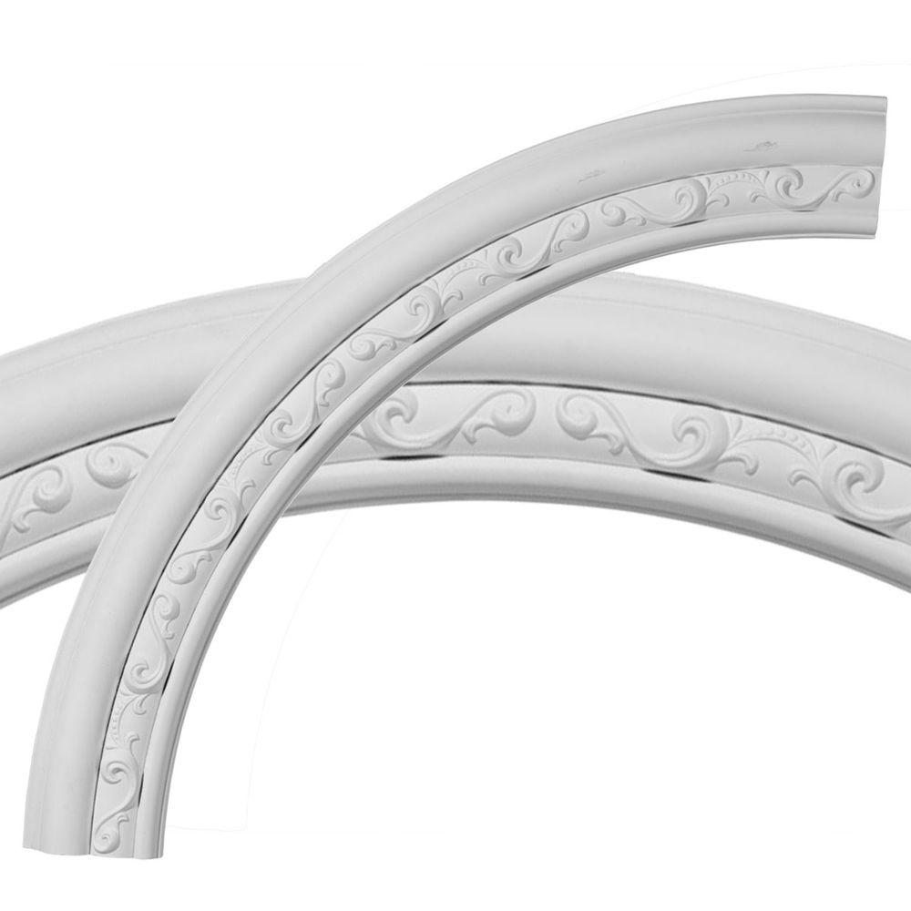 Ekena Millwork 36 In Watford Ceiling Ring Cr35wa The Home Depot Watford Ceiling Ring