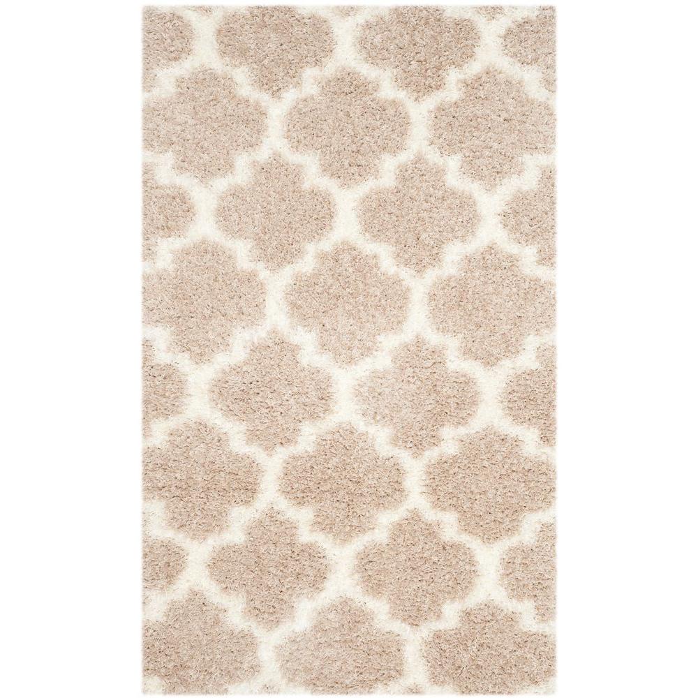 Safavieh Montreal Shag Grey/Ivory 3 ft. x 5 ft. Area RugSGM832D3
