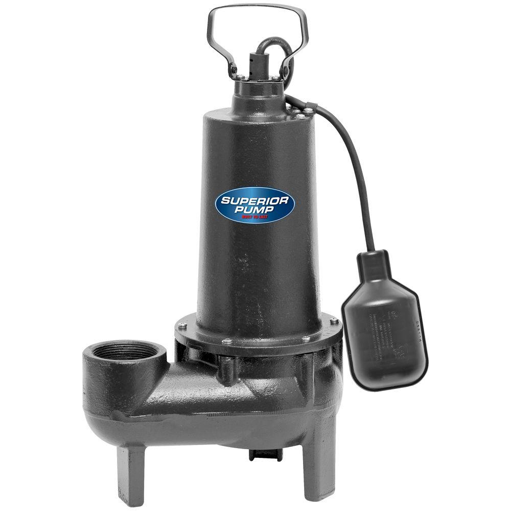 Little Giant 6ECCIASFS 1/3 HP Submersible Cast Iron Pump with Plastic