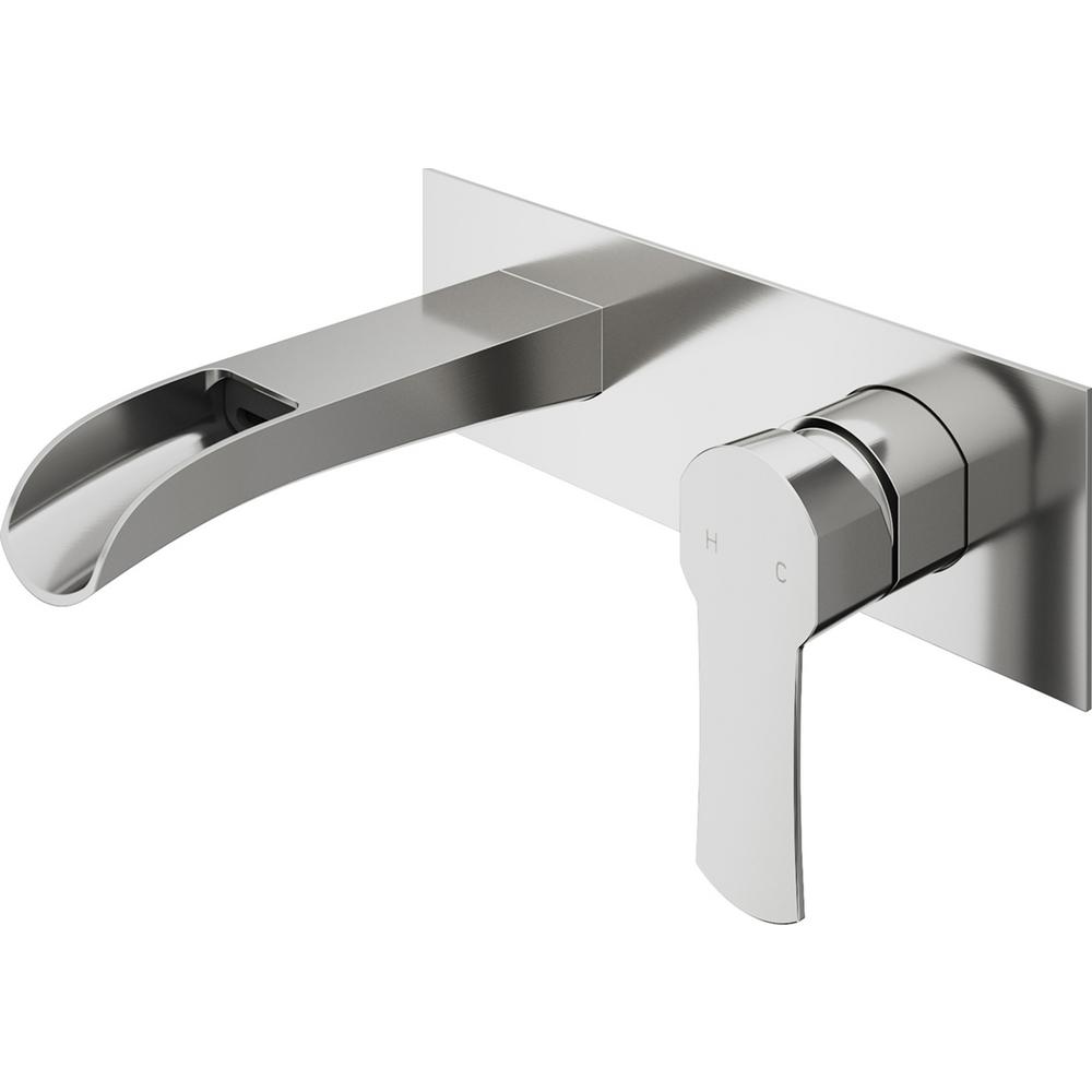 VIGO Olus Single Lever Single-Handle Wall-Mount Bathroom Faucet in ...