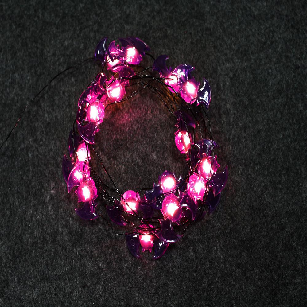 Home Accents Holiday 6 Ft Lighted Length With 18 Light Lighted Length With 18 Light Bat Shaped Led Ultra Wire 6 Pack
