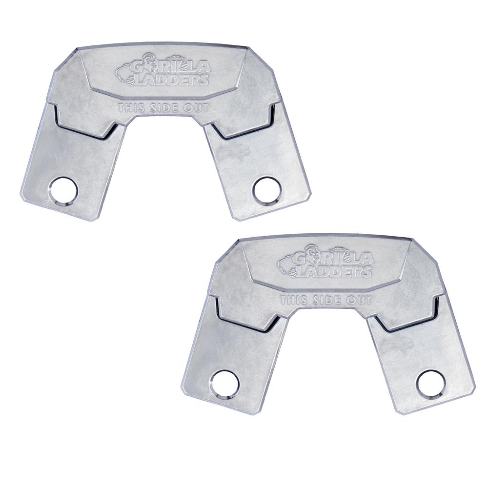 Gorilla Ladders 8.8 inch x 5.5 inch x 1 inch MPX Aluminum Rail Brackets by Gorilla Ladders