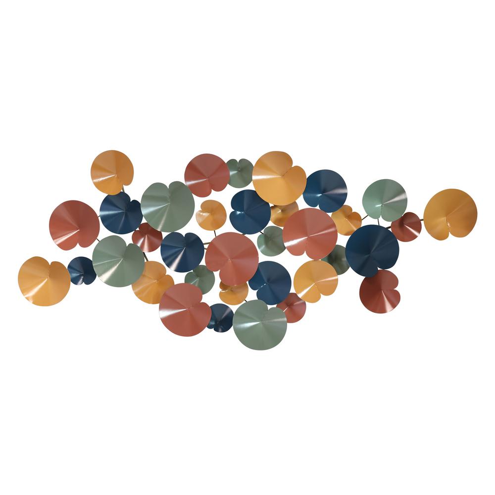 Stratton Home Decor Stratton Home Decor Multi Color Disc Metal