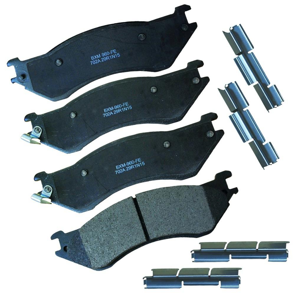 Disc Brake Pad Set-Stop Semi-Metallic Brake Pad Rear Bendix SBM702A