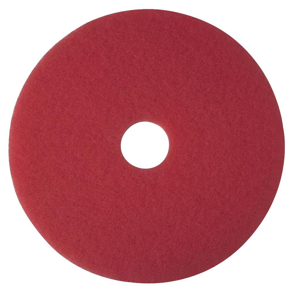 Genuine Joe 13 in. Red Buffing Floor Pad (5/Carton)-GJO90413 - The Home ...