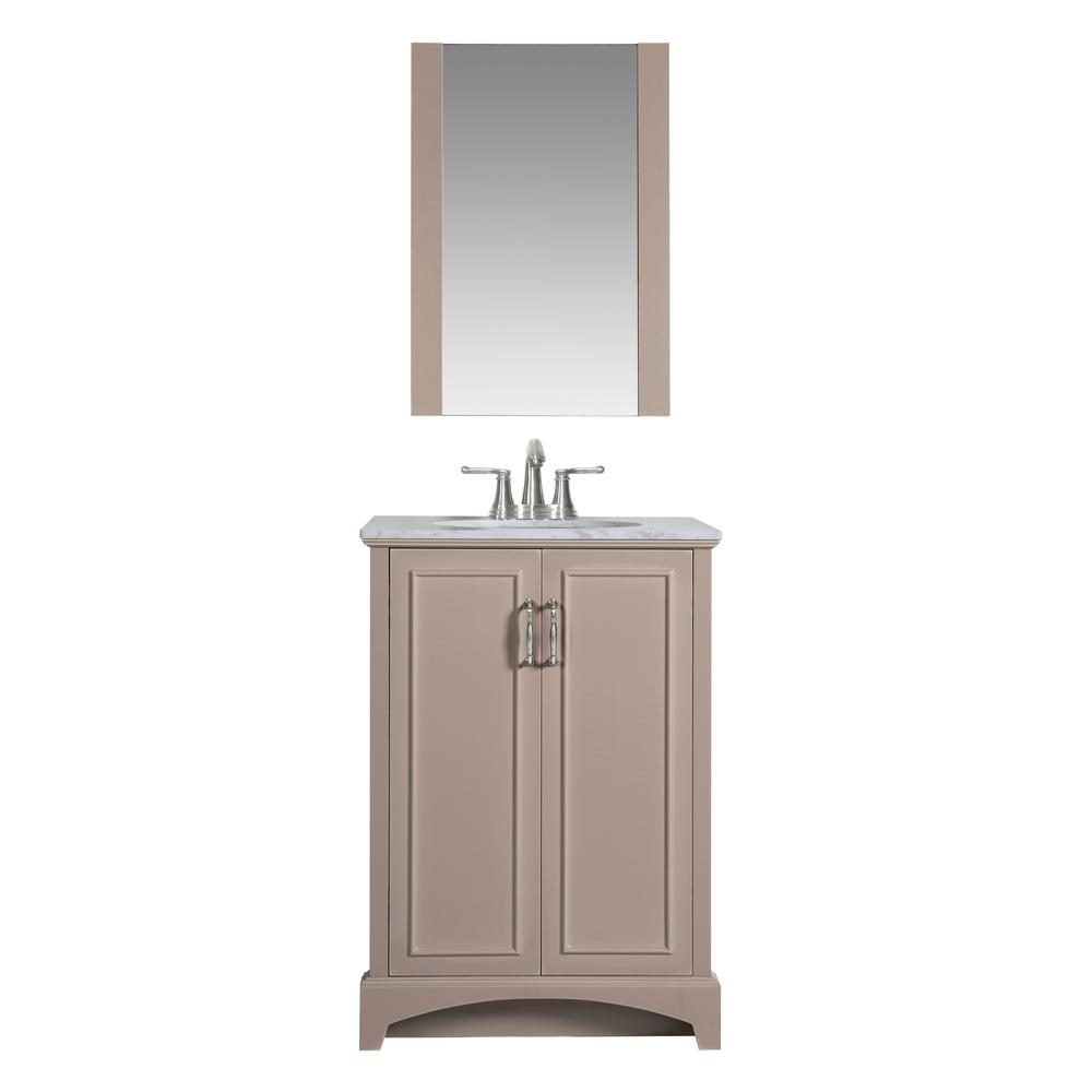 Tan 24 Inch Vanities Bathroom With Tops