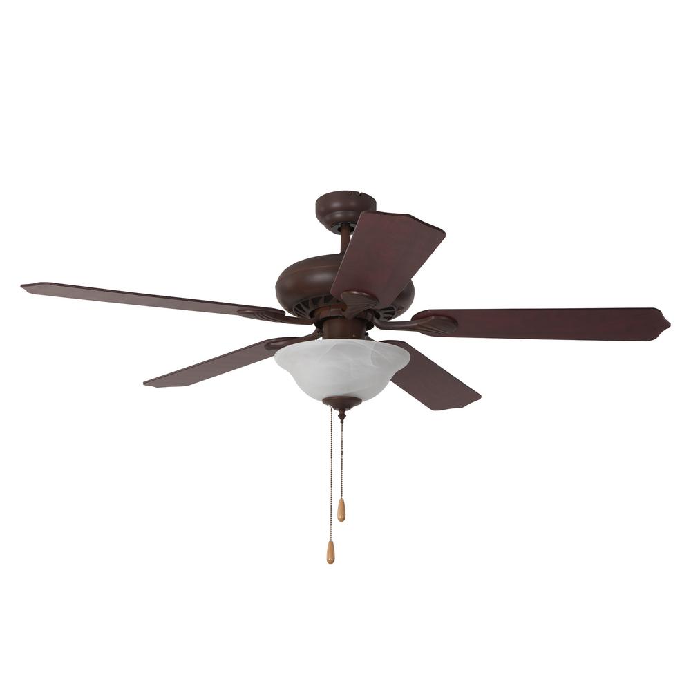 Yosemite Home Decor Whitney 52 In Dark Brown Ceiling Fan With 3 Whitney 52 In Dark Brown Ceiling Fan