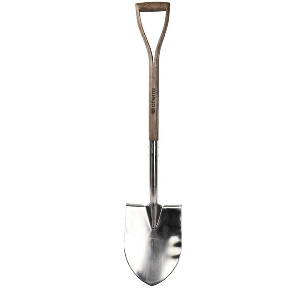 ALTERRA 40.5 in. Y-Handle Stainless Steel Round Point Shovel-AMSY05 ...