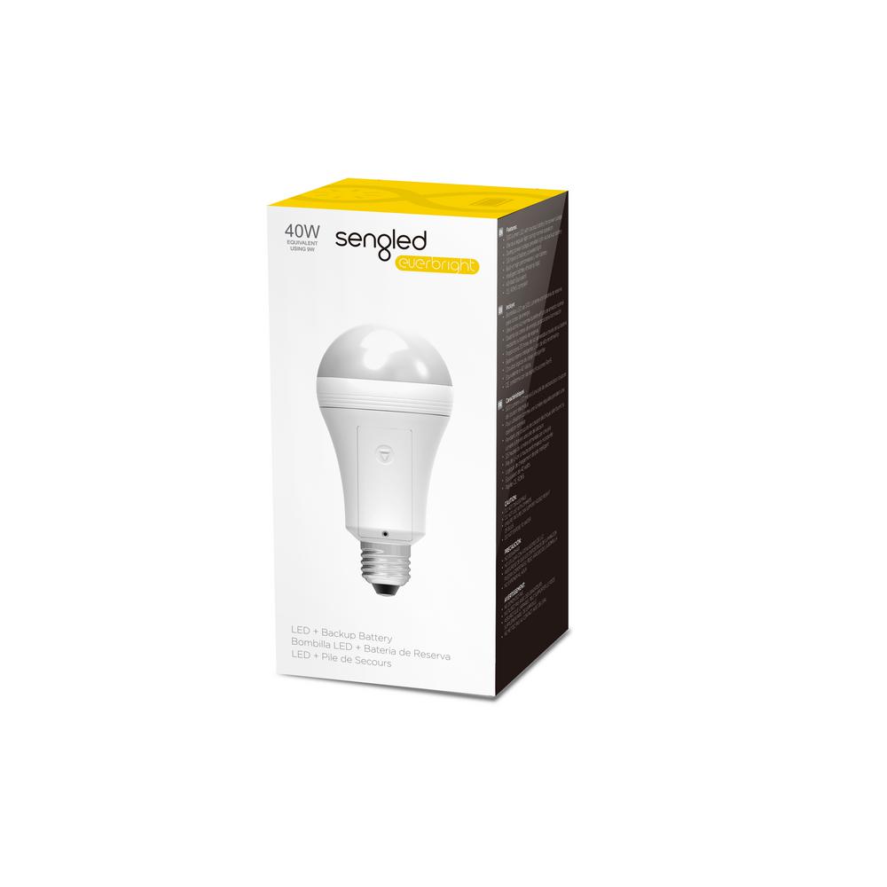 Sengled Everbright Led Bulb With Built In Battery Eb A19nae26w The Home Depot