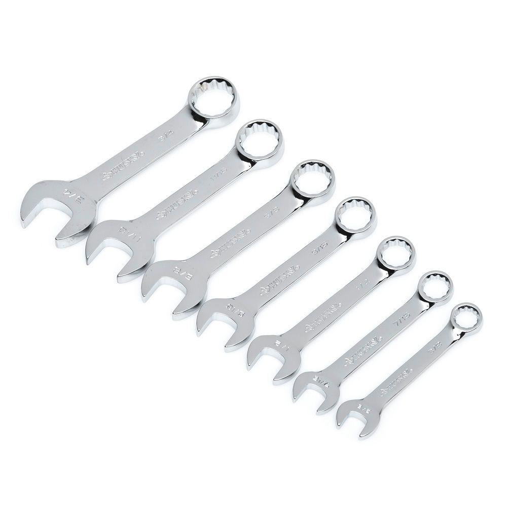 Husky SAE Stubby Wrench Set (7Piece)HSTW7PCSAE The Home Depot