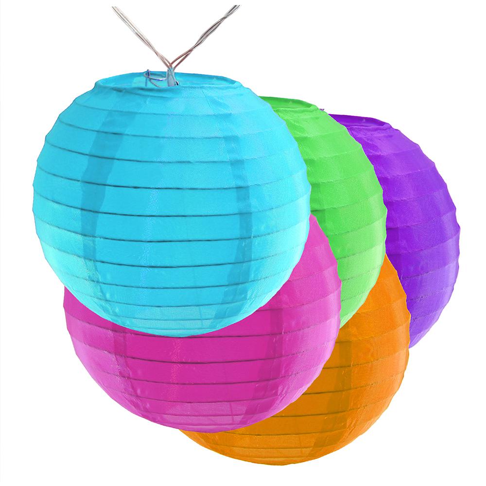 Lumabase Battery Operated Multi Color String Light with 6 in. Nylon