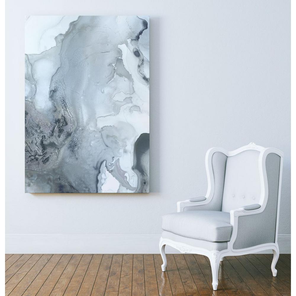 Indigo Waves Giclee Stretched Canvas Artwork 20 x 24 Global Gallery Sue Schlabach