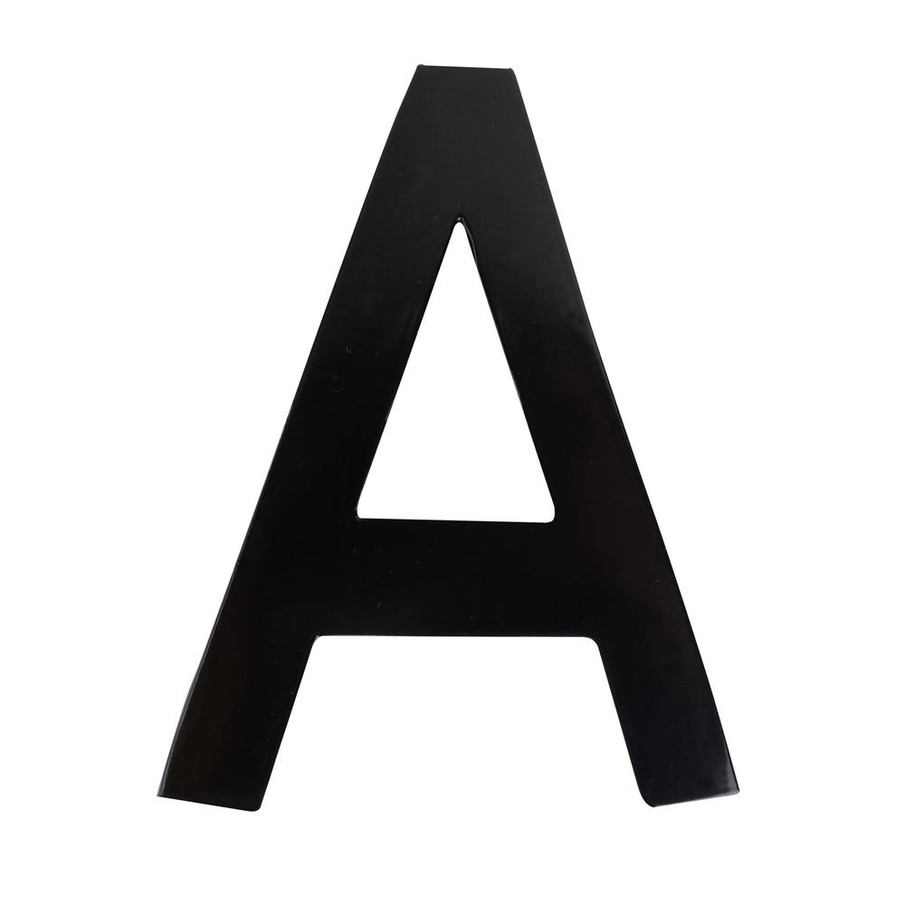 Architectural Mailboxes 4 in. Black Floating House Letter A-3582B-A ...