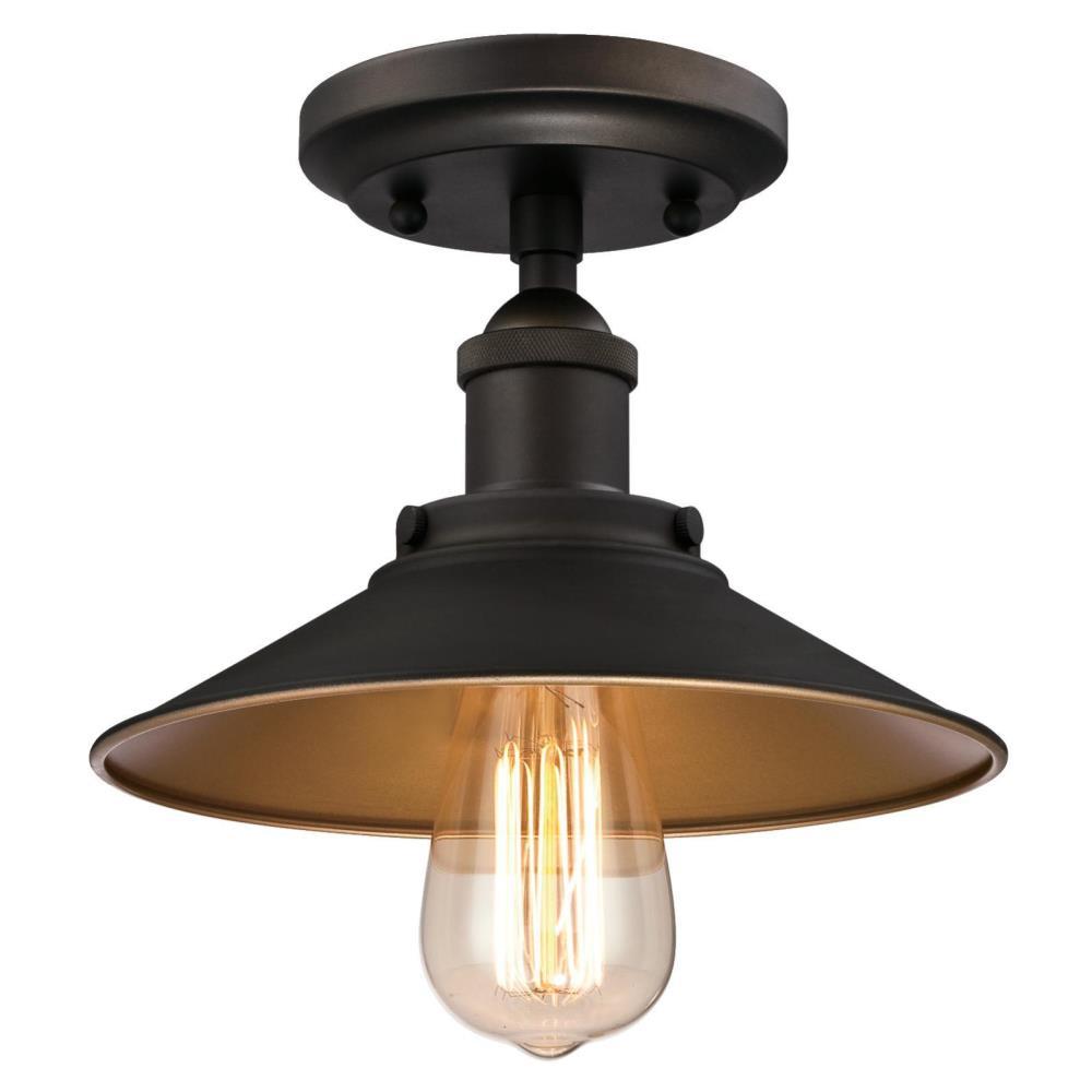 Westinghouse Louis 1 Light Oil Rubbed Bronze Semi Flush Mount