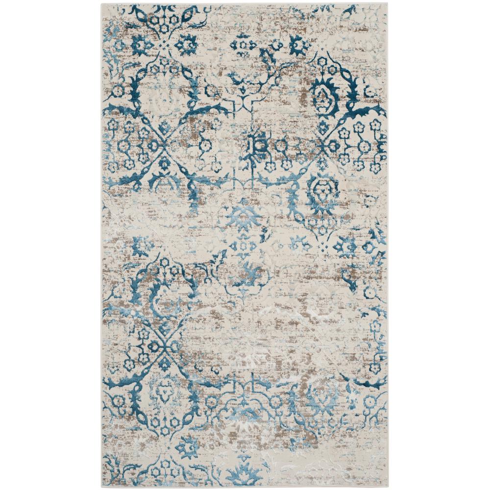 Safavieh Artifact Blue/Cream 3 ft. x 5 ft. Area RugATF237B3 The Home Depot