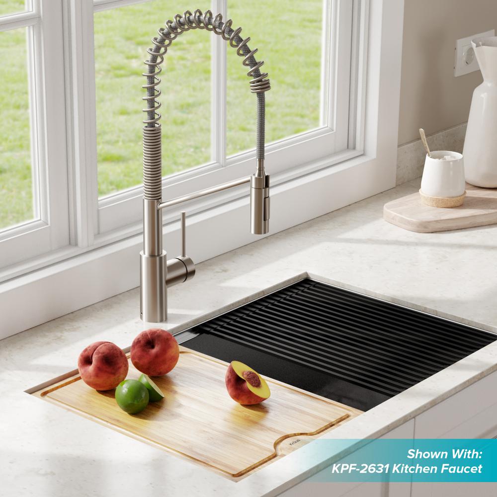 Kraus Kore Workstation Undermount Stainless Steel 30 In Single Bowl Kitchen Sink W Integrated Ledge And Accessories Kwu110 The Home Depot - 30 Inch Undermount Stainless Steel Kitchen Sink Kraus Kore Workstation Undermount Stainless Steel 30 In Single Bowl Kitchen Sink W Integrated Ledge And Accessories Kwu110 The Home Depot - 30 Inch Undermount Stainless Steel Kitchen Sink