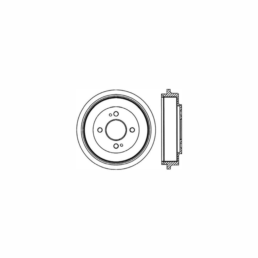 Centric Parts 122.40014 Brake Drum